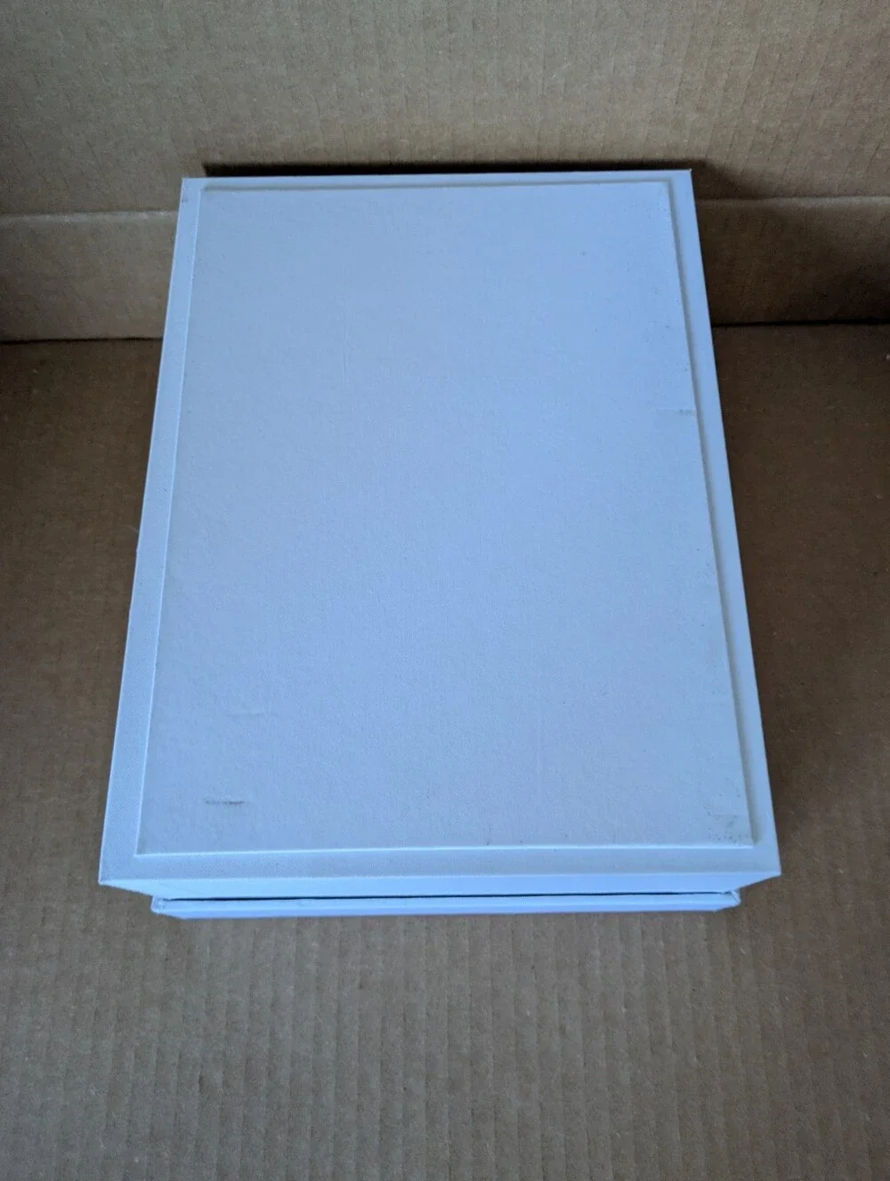 Storage Box WHITE Home Organization Box Adjustable Inside Dividers